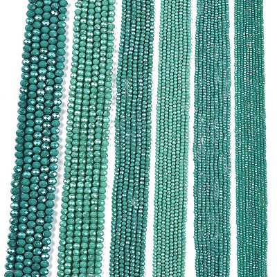 Electroplate Glass Beads Strands EGLA-A044-P3mm-A31-1