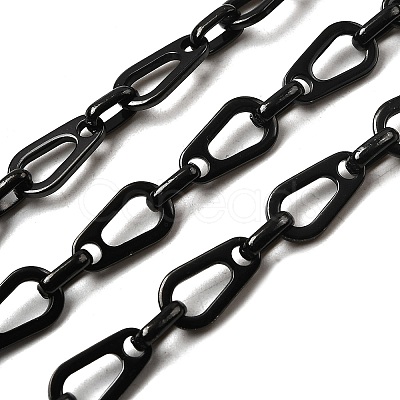 304 Stainless Steel Teardrop Link Chains CHS-S012-09B-1