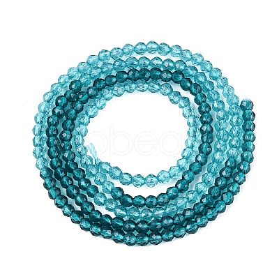Transparent Glass Beads Strands GLAA-N074-01A-11-1