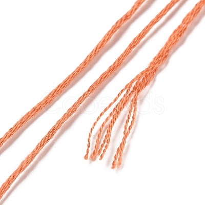 8 Skeins 8 Colors 6-Ply Polyester Embroidery Floss OCOR-M009-01A-03-1