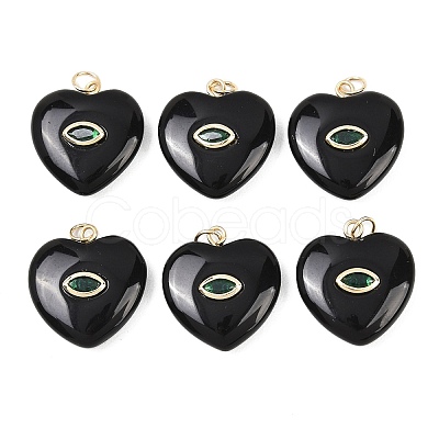 Natural Obsidian Pendants G-Z134-04F-1