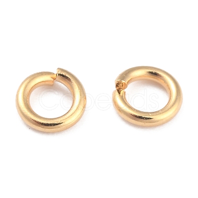 Rack PlatingBrass Open Jump Rings X-KK-O139-18I-G-1