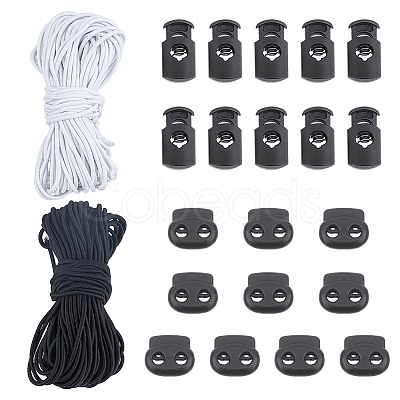 20Pcs Plasti Cord Locks FIND-DC0005-83-1