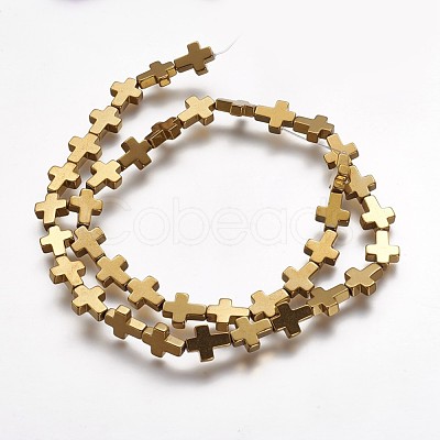 Non-magnetic Synthetic Hematite Beads Strands X-G-P218-17-01-1