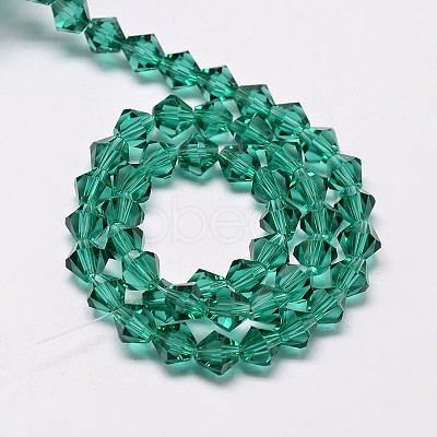 Imitation Austrian Crystal 5301 Bicone Beads GLAA-S026-6mm-08-1