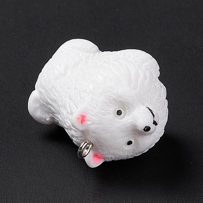 Opaque Resin Pendants RESI-E032-01P-05-1