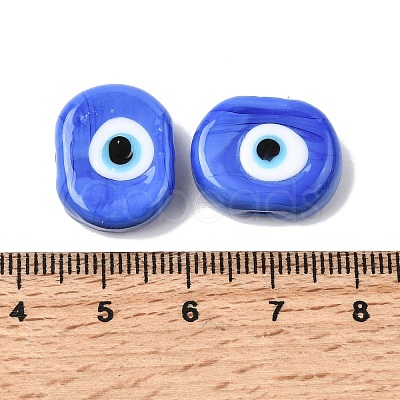 Handmade Evil Eye Lampwork Beads LAMP-G168-02-02-1