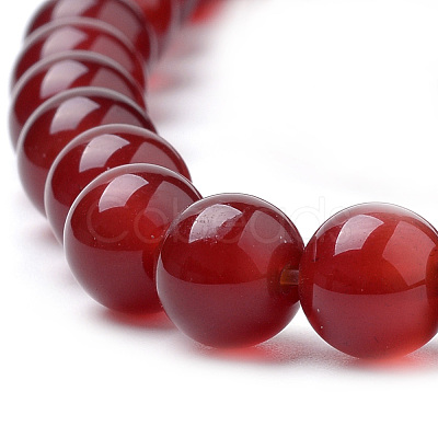 Natural Carnelian Beads Strands G-S259-32-14mm-1