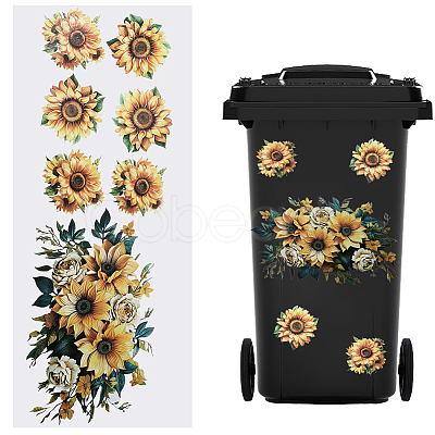 Sunflower Self-Adhesive PVC Wall Stickers STIC-WH20002-25-1