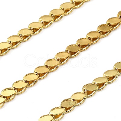 304 Stainless Steel Horse Eye Link Chains CHS-H114-04G-1