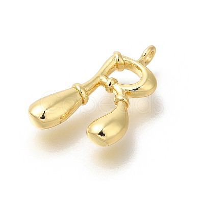 Rack Plating Brass Pendants KK-I722-08G-R-1