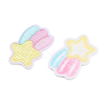 Polyester Computerized Embroidery Cloth Iron on Sew on Patches PATC-L001-16-1