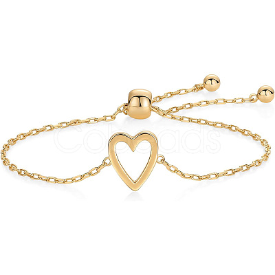 2Pcs Adjustable 201 Stainless Steel Link Bracelets FS-WGD474B-02-1