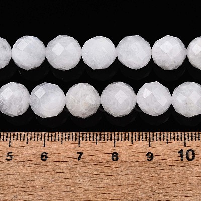 Natural Rainbow Moonstone Beads Strands G-S345-10mm-36-1