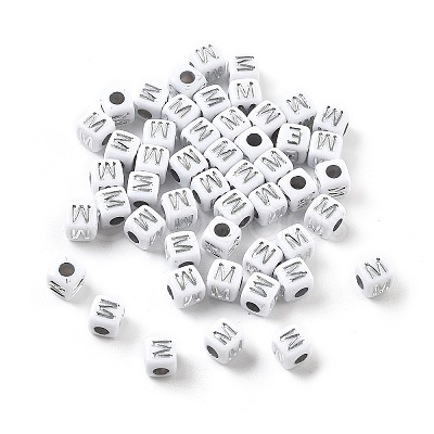 Opaque Acrylic Beads OACR-D282-06M-1