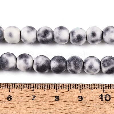 Synthetic Turquoise Round Beads Strands TURQ-T004-14C-1