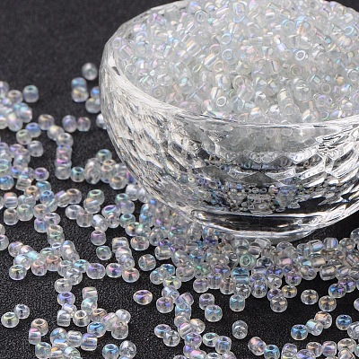 (Repacking Service Available) Round Glass Seed Beads SEED-C016-3mm-161-1