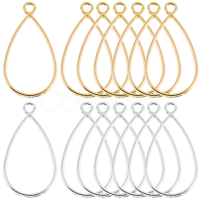 40Pcs 2 Colors Alloy Pendants FIND-SP0004-97A-1