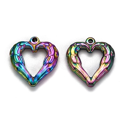 304 Stainless Steel Open Pendants STAS-I105S-09M-C-1