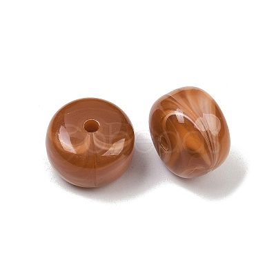 Opaque Acrylic Beads X-MACR-C037-03C-1