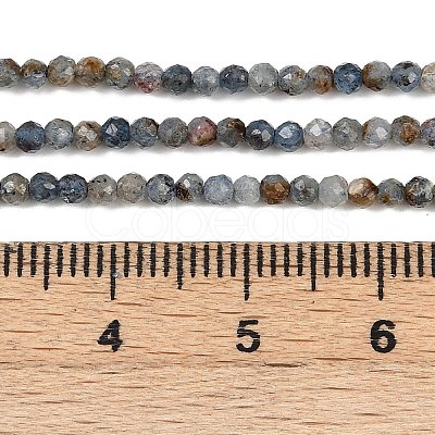Natural Kyanite Beads Strands G-RM2025-A34-2mm-1