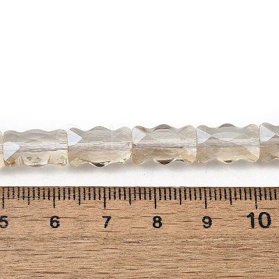 Electroplate Glass Beads Strands EGLA-L045-F-PL01-1