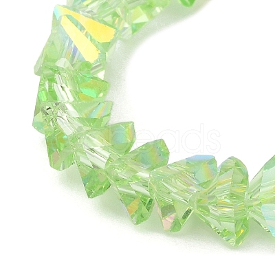 Transparent Glass Beads Strands EGLA-P061-04B-AB03-1