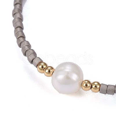 Adjustable Nylon Cord Braided Bead Bracelets BJEW-P256-B01-1