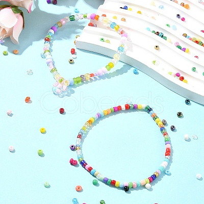 60G 6 Styles Round Glass Seed Beads SEED-YW0002-67-1