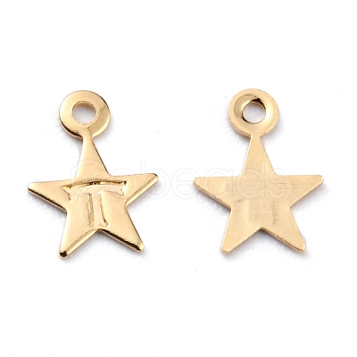 Brass Charms KK-O131-10G-1