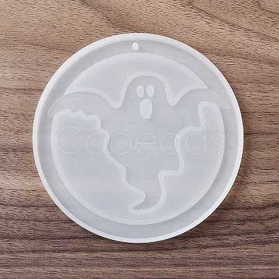 DIY Ghost Pendant Silicone Statue Molds LS-DIY-E049-02-1