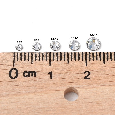 Preciosa® Crystal Hotfix Flatback Stones Y-PRC-HSS16-60010-1