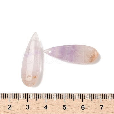 Natural Amethyst Lace Agate Pendants X-G-A244-01-1
