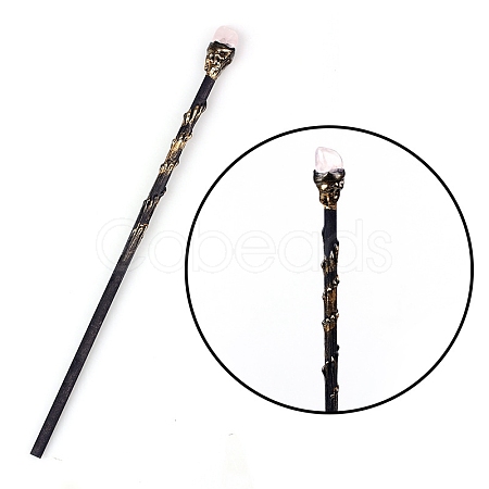Natural Rose Quartz Magic Wand PW-WG33036-02-1