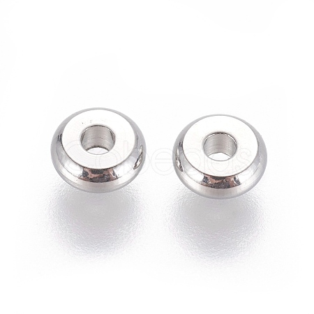 Tarnish Resistant 304 Stainless Steel Spacer Beads STAS-F205-02P-B-1