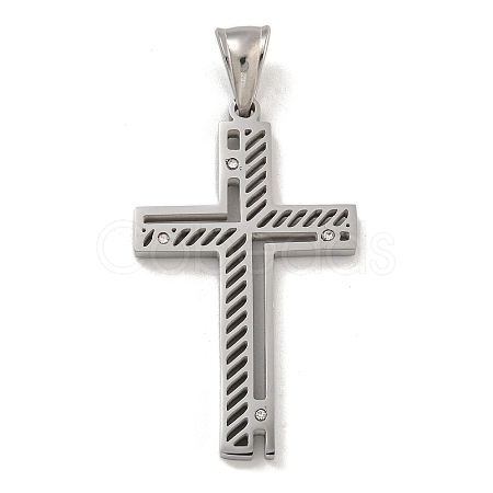 304 Stainless Steel Pendants STAS-D110-20AS-1