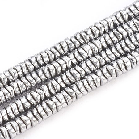 Electroplate Non-magnetic Synthetic Hematite Beads Strands G-T061-179K-1