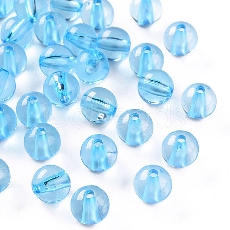 Transparent Acrylic Beads MACR-S370-A10mm-755-1