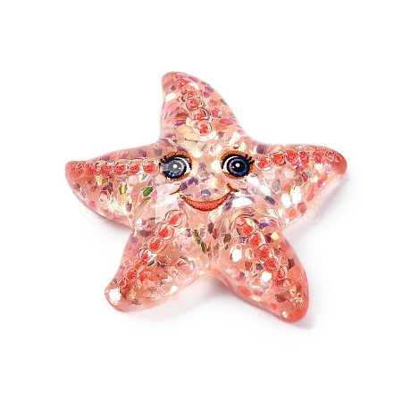Marine Organism Theme Resin Cabochons LS-RESI-Q010-01E-1