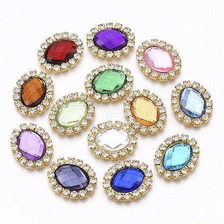 Alloy Cabochons RB-R059-06-1