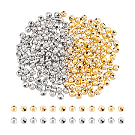 Rack Plating Brass Beads KK-UN0003-16B-1
