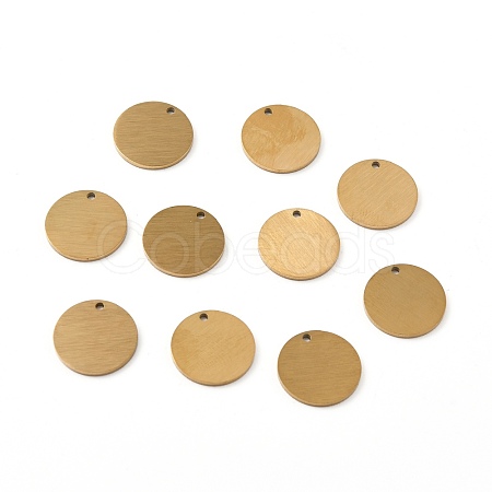 Ion Plating(IP) 304 Stainless Steel Pendants STAS-F271-02B-G-1