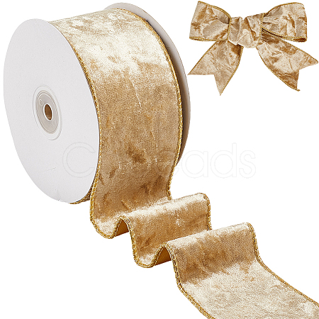 10 Yards Velet Ribbon OCOR-WH20005-25-1