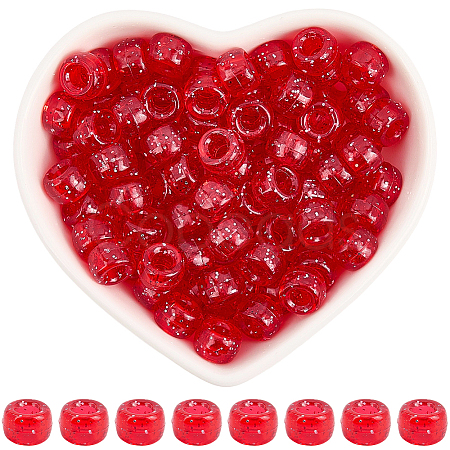 500Pcs Transparent Plastic Beads KY-SP0001-54E-1