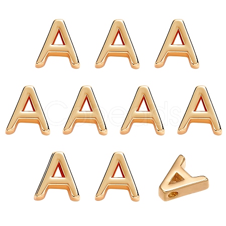 10Pcs Brass Charms KK-SZ0005-35A-1