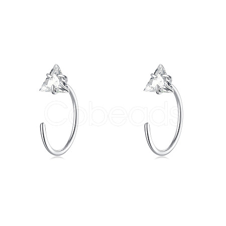 999 Fine Silver Stud Earrings FS-WG1D9DE-17-1