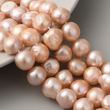 Natural Cultured Freshwater Pearl Beads Strands PEAR-A006-13E-X-1