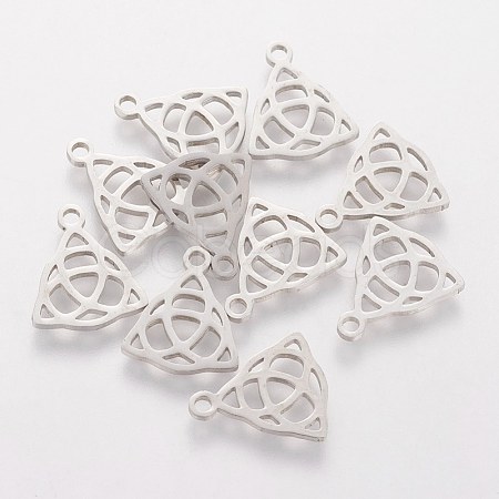Tarnish Resistant 304 Stainless Steel Charms STAS-Q201-T493-1