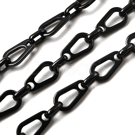 304 Stainless Steel Teardrop Link Chains CHS-S012-09B-1