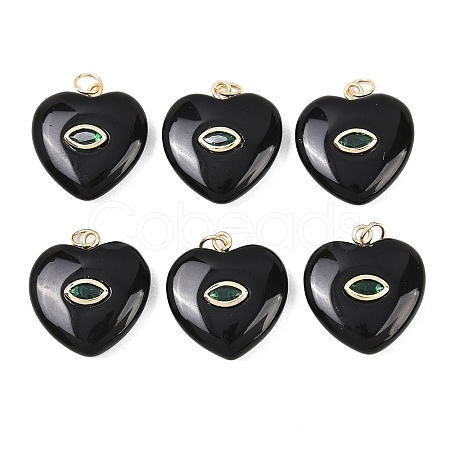 Natural Obsidian Pendants G-Z134-04F-1